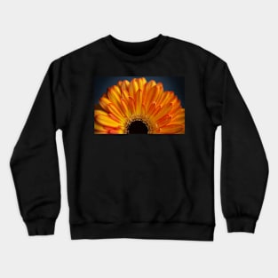 Orange Gerbera Flower Crewneck Sweatshirt